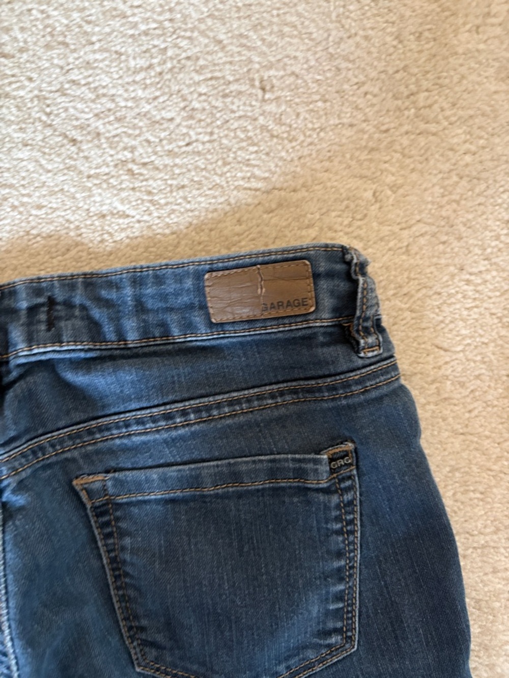 Garage Dark Indigo Skinny jagging for Women - Picture 5 of 5